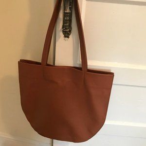 Remi/Reid Brown Vegan Leather Tote